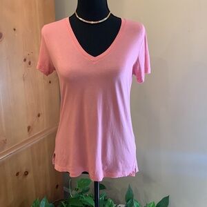 🌹VINTAGE Victoria's Secret Pink V-Neck Short Sleeve Tee